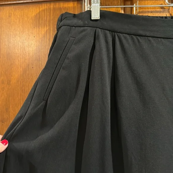 Eileen Fisher Twill Wide-leg Pants - Picture 3 of 6